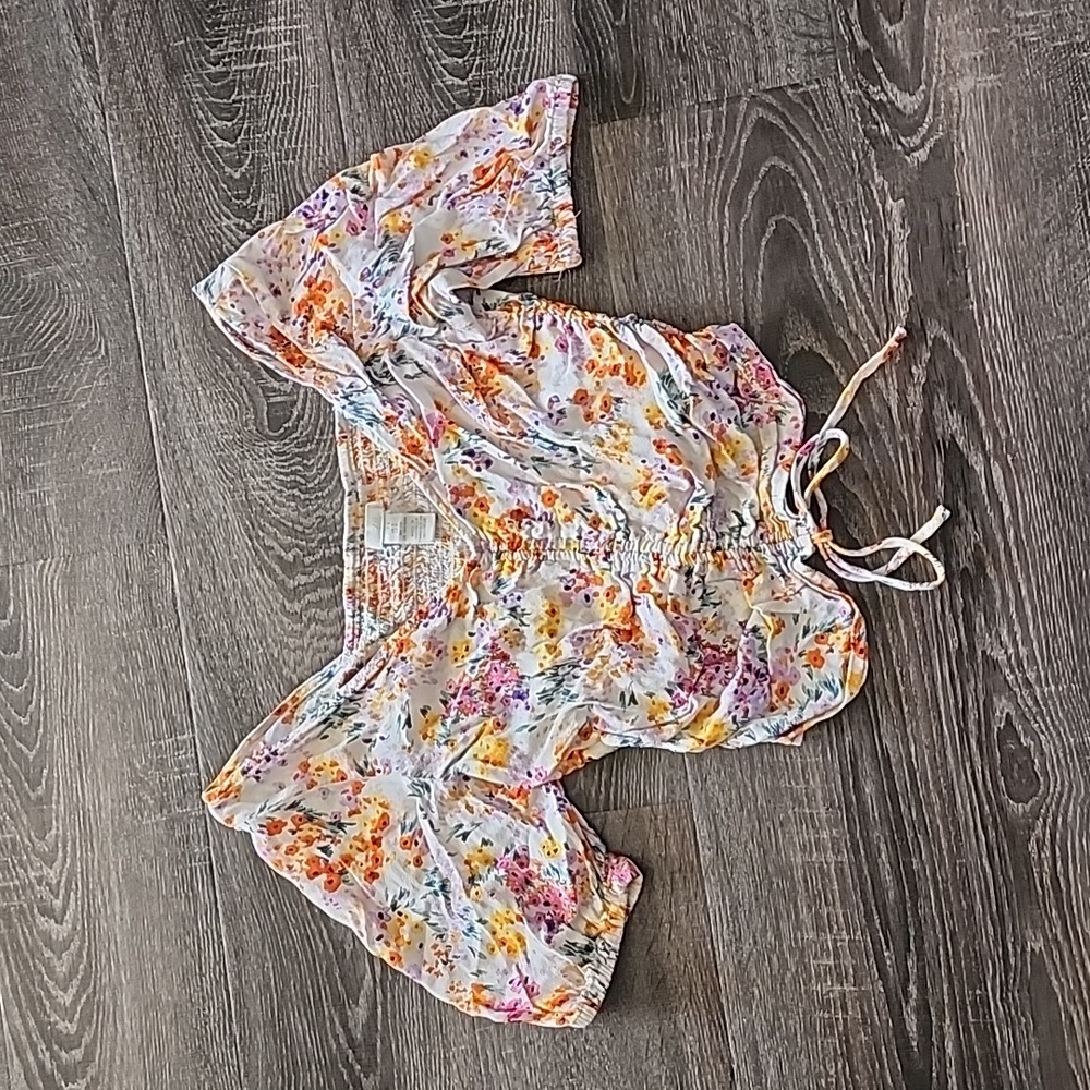 🦜 H&M floral Puff sleeve Top 🦜